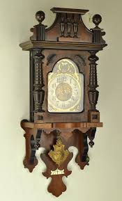 Art Nouveau Wall Clock Idla Antiik