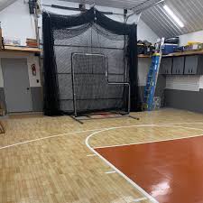 Low Ceiling Indoor Batting Cage Kit For