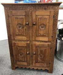 Oak Cabinets Antique Cupboard