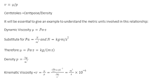 Viscosity And Density