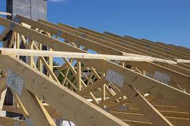 timber trusses for a private house