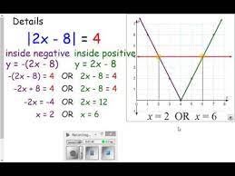 Solving Absolute Value Equations And