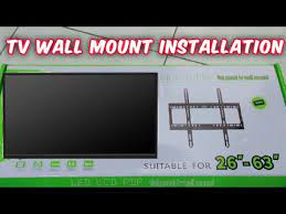 How To Install Led Lcd Pdp Tv Wall