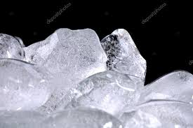 Ice Cubes In Glass Stock Photo By