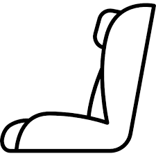 Child Seat For The Car Icon