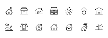 House Icons Set Home Icon Collection