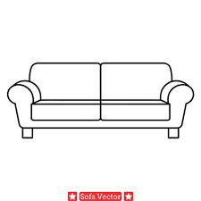 Couch Silhouette Vector Art Icons And