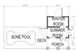 Doghouse Plan With Pool Dog House