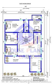 40x60 East Facing G 1 House Floor Plan