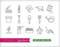 Garden Icons Gardening Icons Svg Ai Png