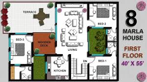 8 Marla House Design I First Floor Plan