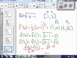 Mean Value Theorem Equations Of Secant