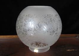 6 Vianne Oil Lamp Shade Satin Glass