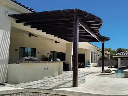 Wood Lattice Pergola In Phoenix Top