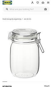 10pcs Ikea Korken Jar With Lid Mason