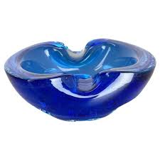 Light Blue Murano Glass Bowl Or Ashtray