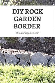 Simple Diy Rock Garden Border