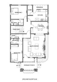 5 Bedroom Duplex Floor Plan Sample