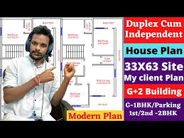 Duplex Cum Independent House Plan For