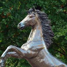 Fiberglass Outdoor Horse Statues Garden