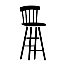 Simple Wooden Bar Stool Svg Perfect