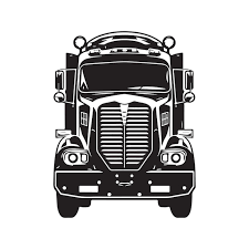 Vector Truck Logo Concept Black