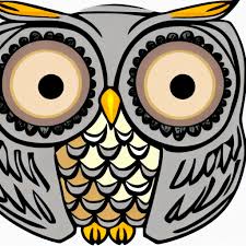 Wise Owl Clipart On Moonlight