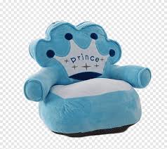 Couch Stuffed Toy Icon Blue Crown