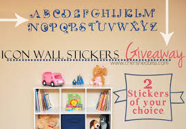 Icon Wall Stickers Review Giveaway