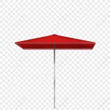 Square Red Umbrella Light Red