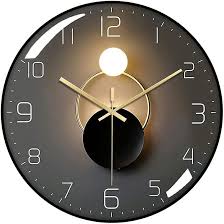 Modern Silent Wall Clock 30cm Diameter