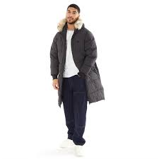 Long Parka Jacket Black