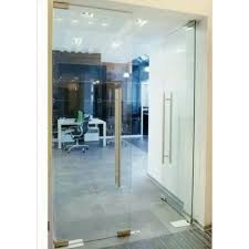Frameless Hinged Glass Door For Office