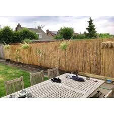72 In H X 168 In W Natural Bamboo Reed Garden Fence