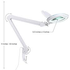Magnifying Dimmable Led Desk Clamp Lamp