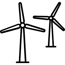 Windmill Made By Made Lineal Icon