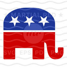 Republican Elephant Svg Gop Svg