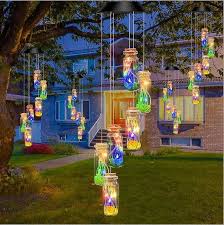 Solar Wind Chimes Outdoor Erfly