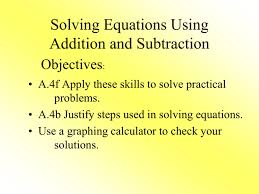 One Step Equations Using Addition