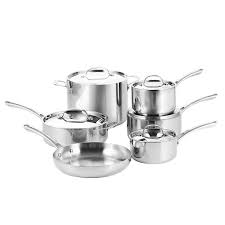 11 Piece Stainless Steel Cookware Set