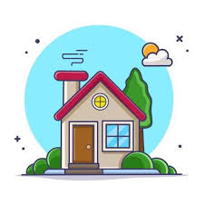 House Building Vector Icon Ilration