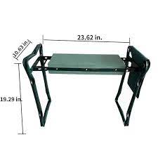 23 62 In Multi Functional Folding Garden Kneeler Bench Stool With 2 Large Tool Pouch