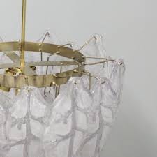 Mid Century Murano Glass Chandelier For