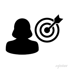 Target Icon Vector Bullseye Dartboard