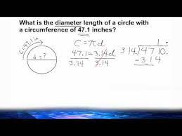 Diameter Length Of A Circle