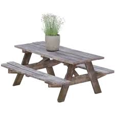 Classic Wooden Picnic Bench Png