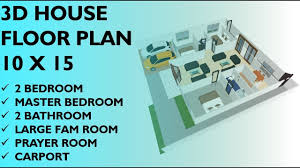 Bedroom 3d House Floor Plan