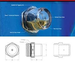 3d Bullseye Oil Sight Glass