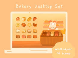 Cute Bakery Desktop Icon Set Windows