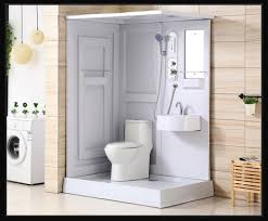 White Abs Toilet Shower Cabin Bathroom